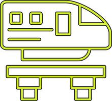 Monorail Vecto Icon vector