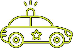 Police Car Vecto Icon vector