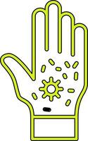 Dirty Hand Vecto Icon vector