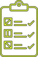 Checklist Vecto Icon vector