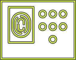 seguridad sistema vecto icono vector