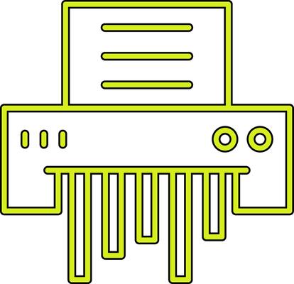 Paper Shredder Vecto Icon