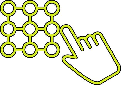 acceso código vecto icono vector