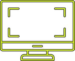 Monitor Vecto Icon vector