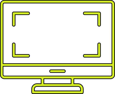 Monitor Vecto Icon