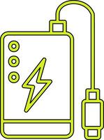 Power Bank Vecto Icon vector