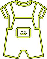 Dungarees Vecto Icon vector