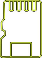 Sd Card Vecto Icon vector