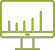 Monitor Screen Vecto Icon vector