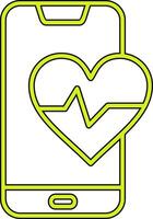 Heart Rate Vecto Icon vector