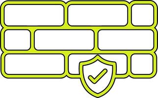 Firewall Vecto Icon vector