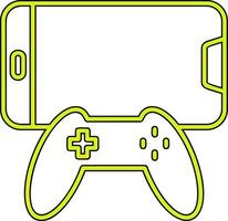 Joystick and Mobile Vecto Icon vector