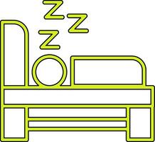 Sleeping Vecto Icon vector