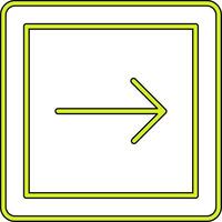 Right Arrow Vecto Icon vector