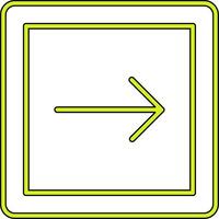 Right Arrow Vecto Icon vector