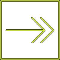 Right Arrow Vecto Icon vector