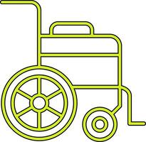 Wheel Chair Vecto Icon vector