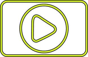 Video Player Vecto Icon vector