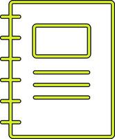 Notepad Vecto Icon vector