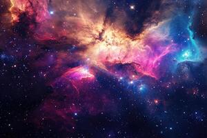 AI generated Marvelous space theme for your design inspiration photo