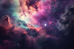 AI generated Awe-inspiring cosmic display for your design inspiration photo
