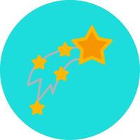 Shooting Stars Vecto Icon vector