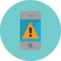 Mobile Alert Vecto Icon vector