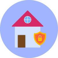 hogar seguridad vecto icono vector