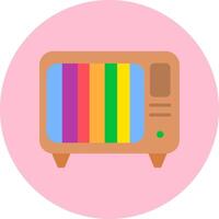 Old Tv Vecto Icon vector