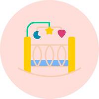 Crib Vecto Icon vector