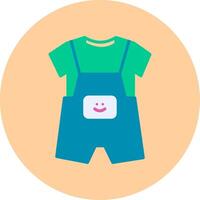 Dungarees Vecto Icon vector