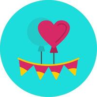 Balloons Party Vecto Icon vector