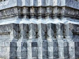 Close up Marble Stupa Background. photo