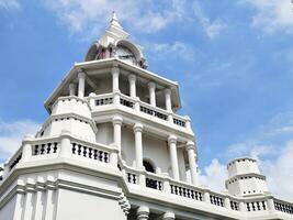 Ancient Pranakorn Clock Tower. It is a Landmark of Thailand that was Restored in 1982. photo