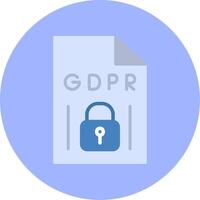 GDPR Vecto Icon vector