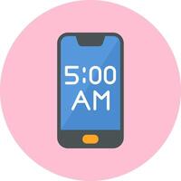 Smartphone Alarm Vecto Icon vector