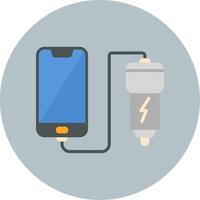 Car phone charging Vecto Icon vector