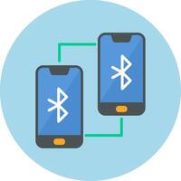 Phone Bluetooth Connected Vecto Icon vector