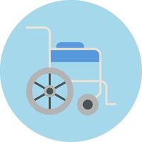 Wheel Chair Vecto Icon vector