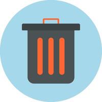 Dustbin Vecto Icon vector