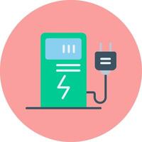 Electric Charge Vecto Icon vector