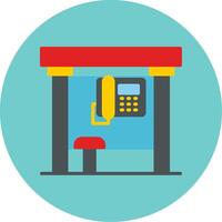 Telephone Box Vecto Icon vector