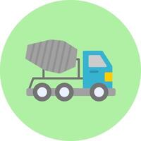 Mixer Truck Vecto Icon vector