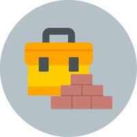 Construction Portfolio Vecto Icon vector