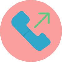 Outgoing Call Vecto Icon vector