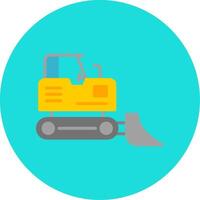 Bulldozer Vecto Icon vector