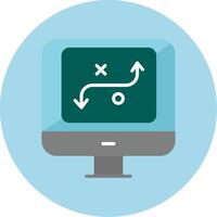 Strategy Vecto Icon vector