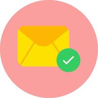 Email Deliverd Vecto Icon vector
