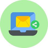 Email Share Vecto Icon vector