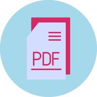 Pdf File Vecto Icon vector